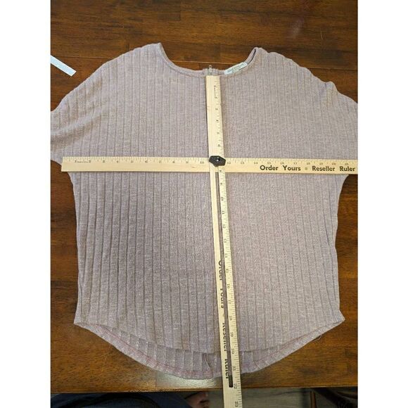 Green Envelope Mauve Sweater Casual Top Stretch  Women's Size Medium - Picture 4 of 4